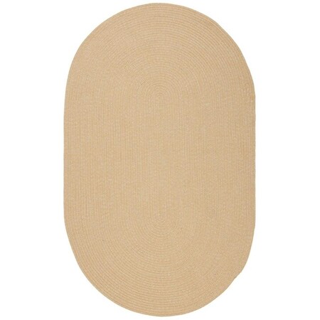 Safavieh 5 x 8 ft. Braided Contemporary Oval Hand Woven Area Rug, Beige & Tan BRD315D-5OV